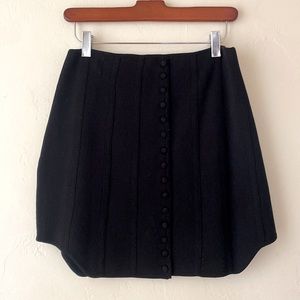 Comfy black mini skirt
